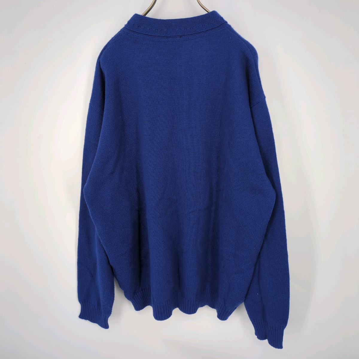 L VERSACE JEANS COUTURE ニット ブルー 長袖 リユース ultramto 