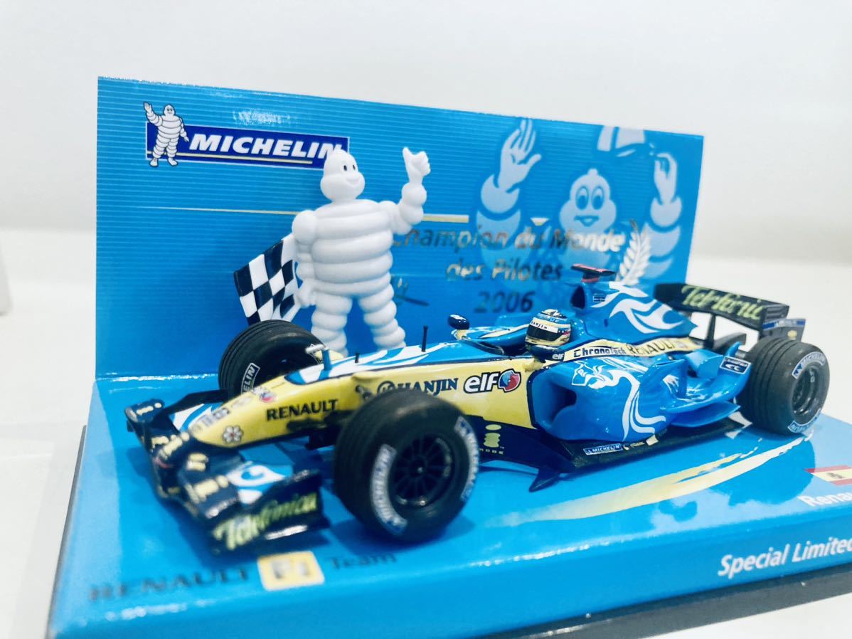 送料無料】1/43 ミシュラン特注 Minichamps ルノー R26 F.アロンソ