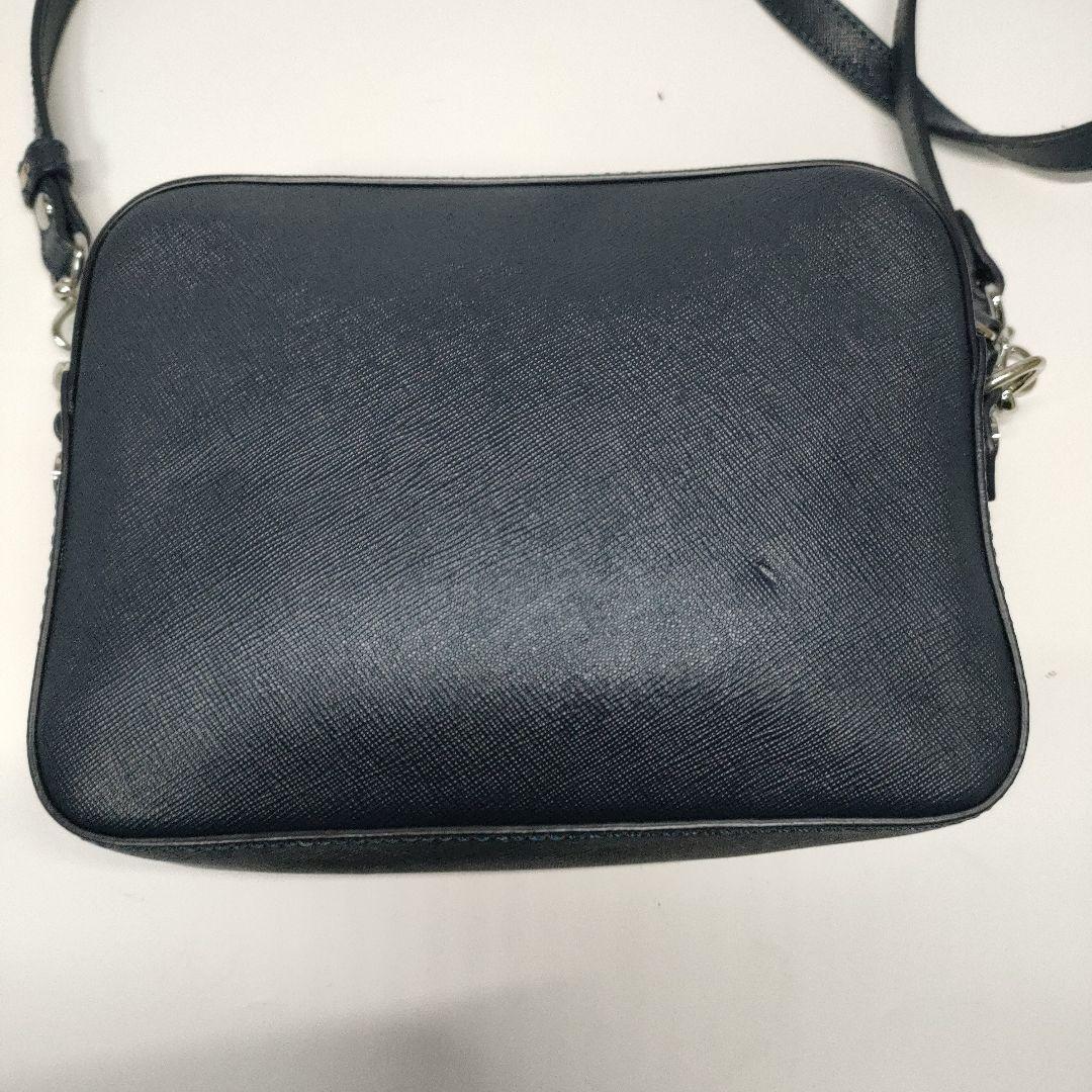 美品】Vivienne Westwood ショルダーバッグ レザー ネイビー 1円【高級 