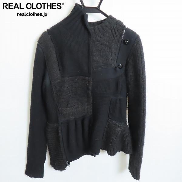 ☆sacai/サカイ パッチワーク プルオーバー ニット セーター 22-06231/4 /060