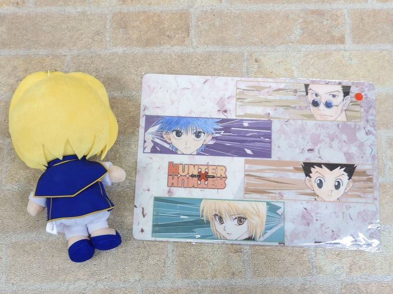 未開封品多数! ハンター×ハンター クラピカぬいぐるみ/キルア 缶バッジ