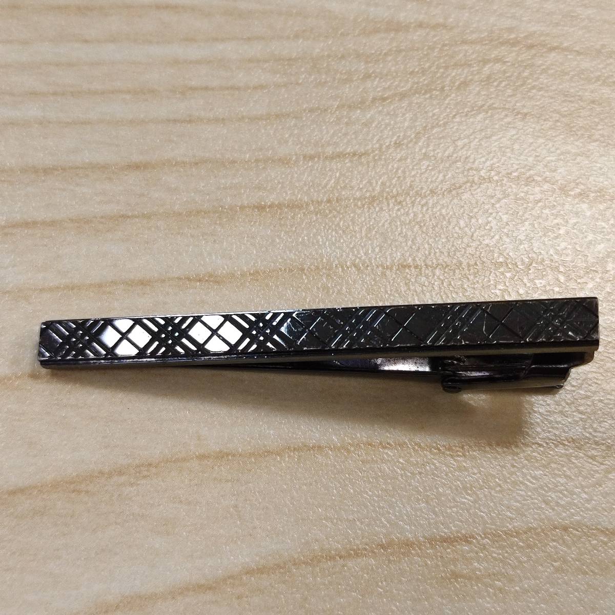 バーバリー ブラックレーベル 黒 タイピン Burberry BLACK LABEL