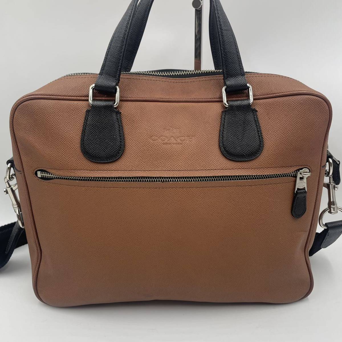 1円【良品】コーチ COACH ビジネスバッグ ブリーフケース メンズ 2way