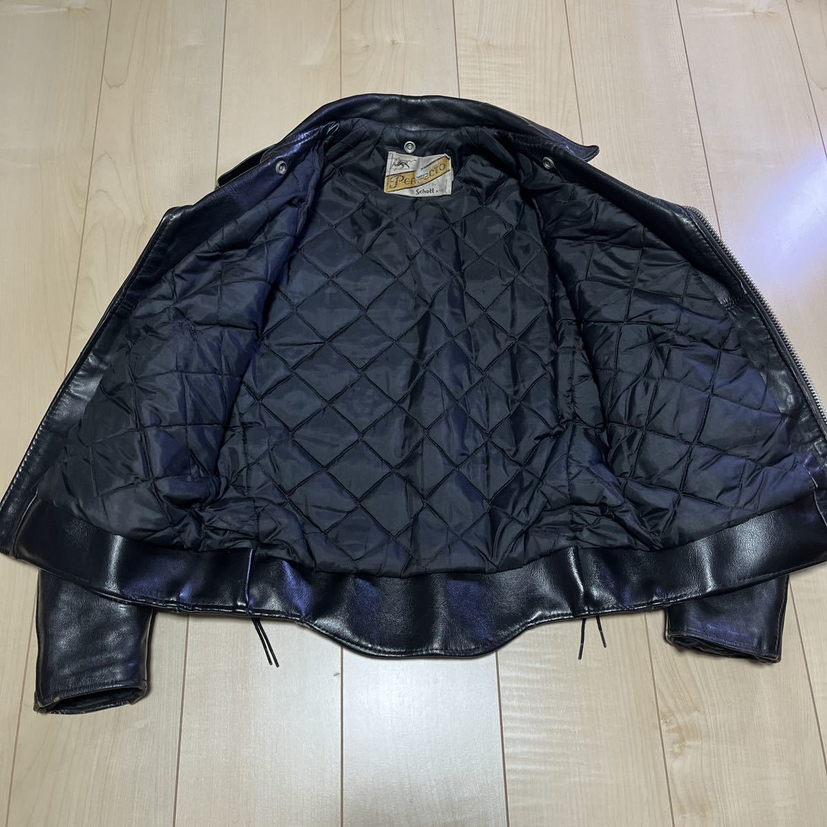 70s ショット ワンスター レアモデル サイズ44 茶芯 ヴィンテージ