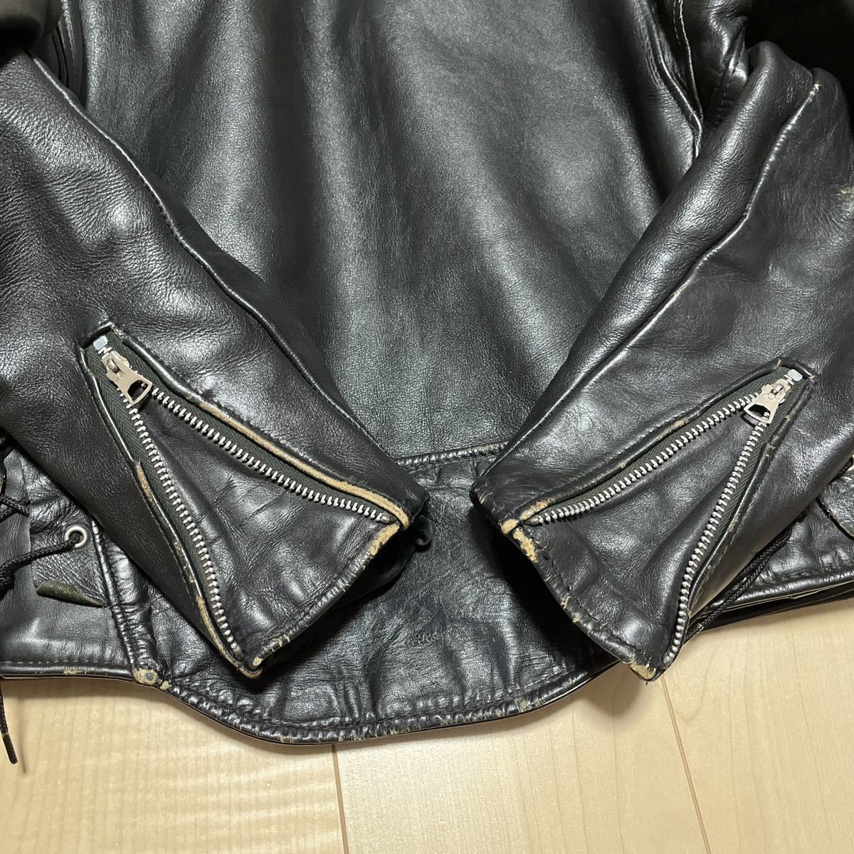 70s ショット ワンスター レアモデル サイズ44 茶芯 ヴィンテージ