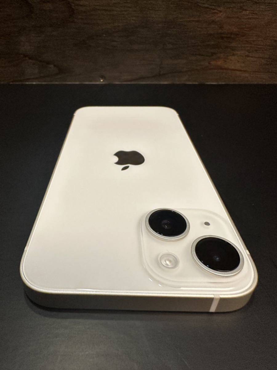 【中古】 Apple iPhone14 スターライト docomo 購入品 SIMフリー 128GB _6
