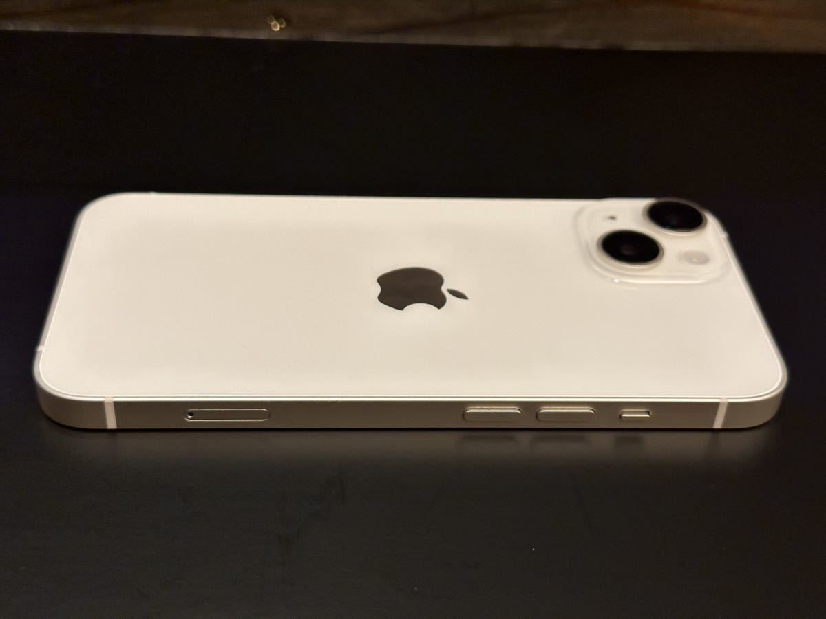 【中古】 Apple iPhone14 スターライト docomo 購入品 SIMフリー 128GB _7
