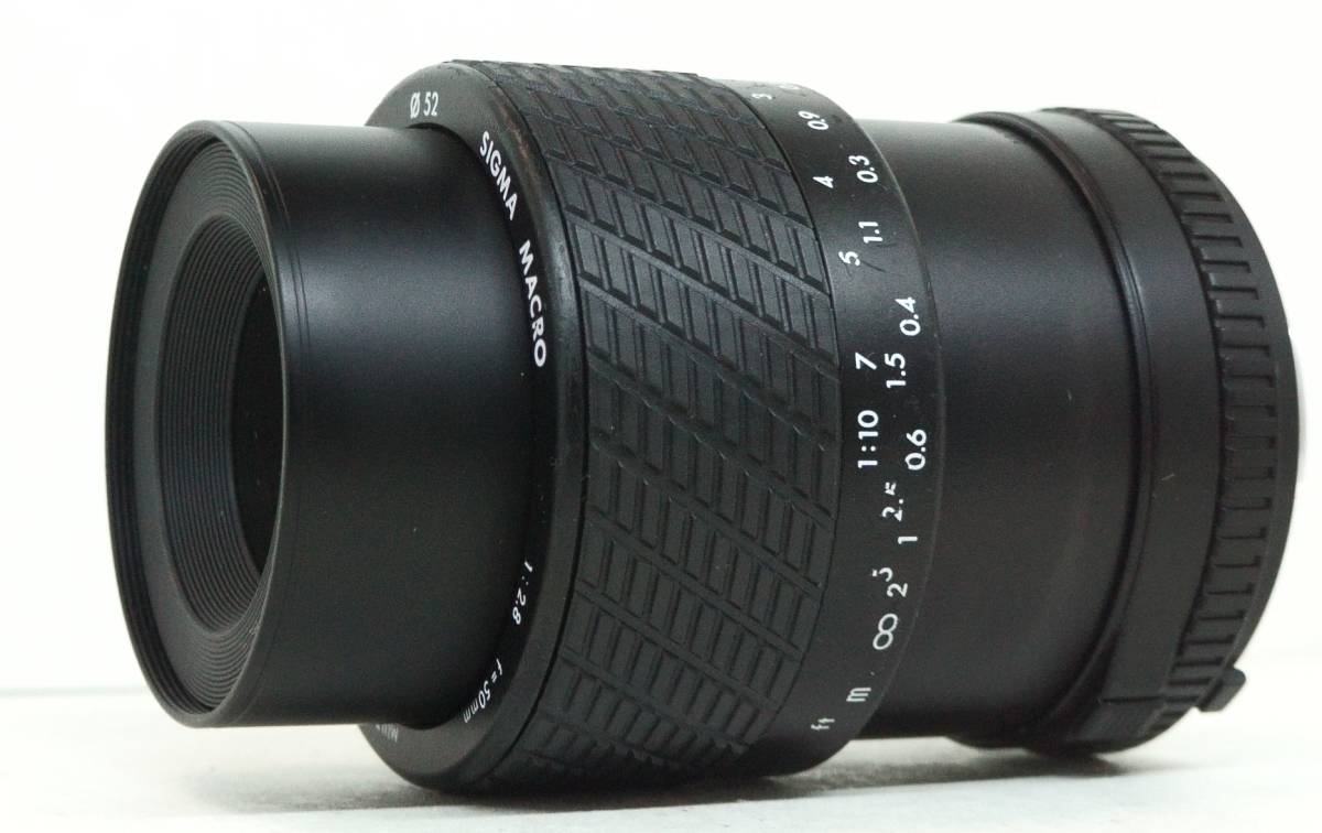 ~実写確認済~ ☆実用良品・人気のマクロ単焦点レンズ☆　ミノルタMDマウント用　SIGMA MACRO f=50mm F2.8 (H1435)