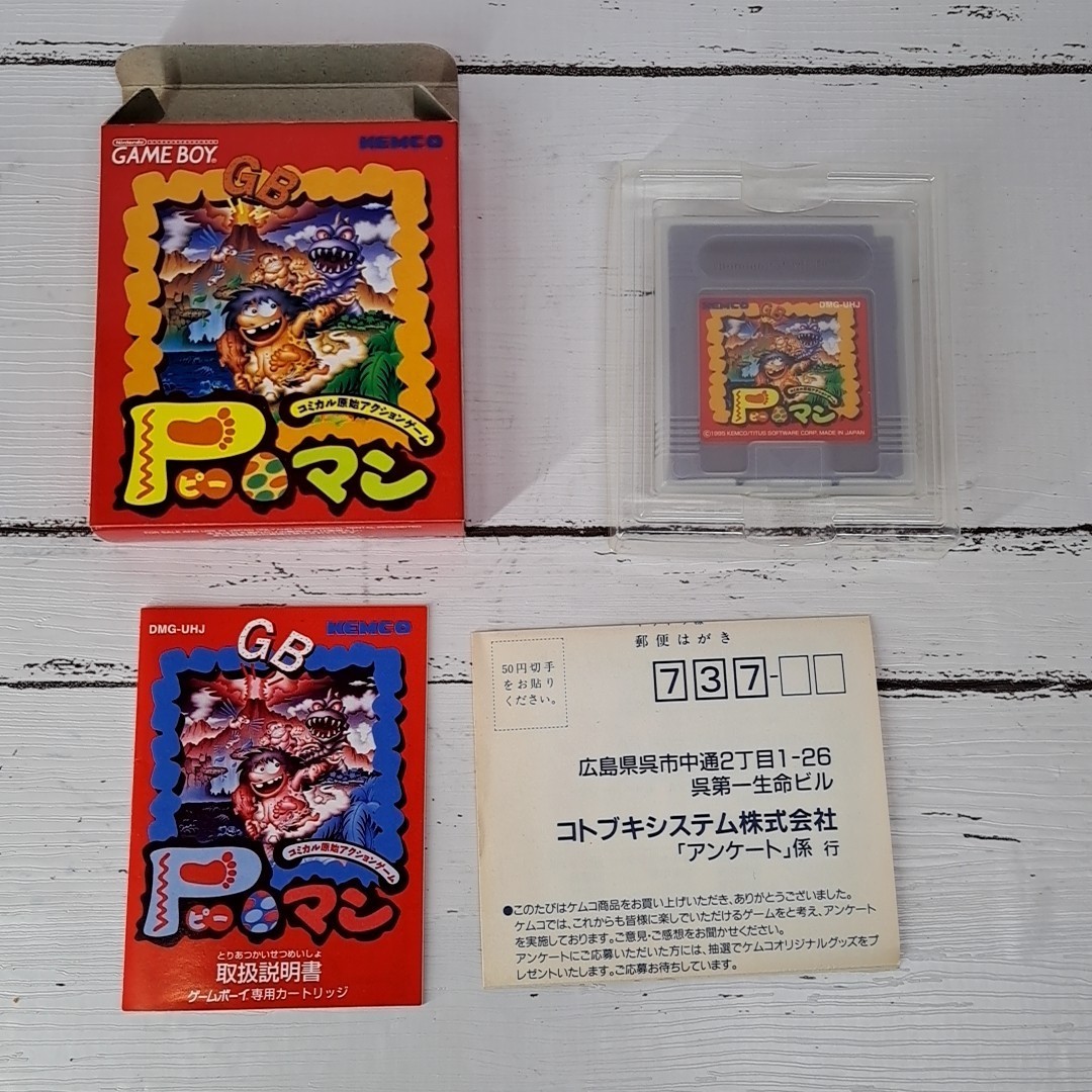 起動確認済 美品】Pマン ニンテンドー ゲームボーイ ソフト ピーマン 
