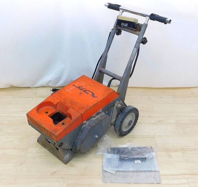 M404Mちょる★極東産機 強力床材剥がし機 ストロングペッカー SM-8 替刃付 動作確認済/床施工省力機器/床剥がし機/剥離機/KYOKUTO/Pタイル