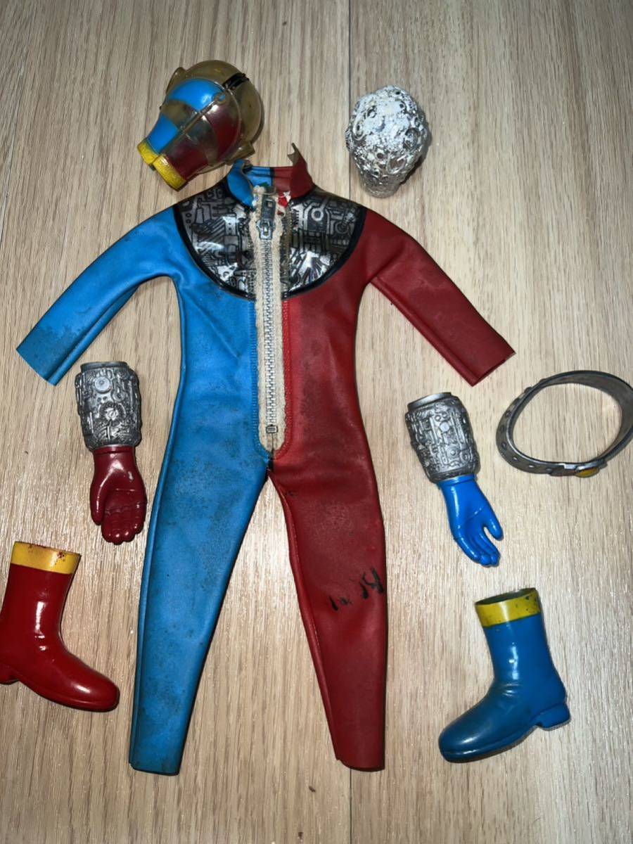 当時物 旧タカラ 変身サイボーグ キカイダー01 美品コスチューム 1/6