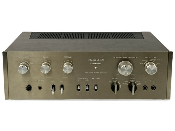 ONKYO オンキョー Integra A-722 プリメインアンプ オーディオ 音響機器 中古 N8152257 Integra A-722 オンキョー integra オーディオ機器 オンキヨー