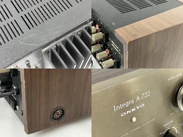 ONKYO オンキョー Integra A-722 プリメインアンプ オーディオ 音響機器 中古 N8152257 Integra A-722 オンキョー integra オーディオ機器 オンキヨー