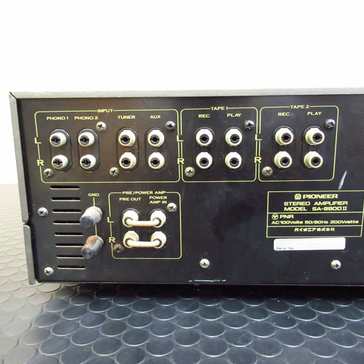 ジャンク品】PIONEER パイオニア アンプ SA-8900Ⅱ オーディオ機器