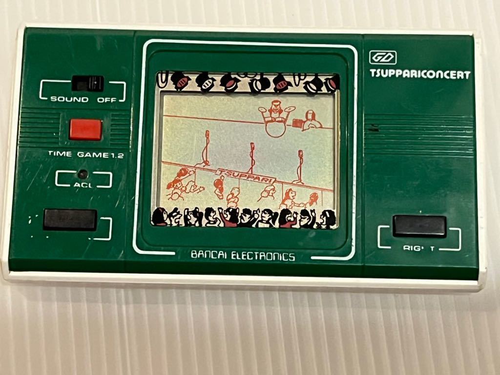 バンダイ ツッパリコンサート 昭和レトロ FL電子ゲーム 日本製 CONCERT
