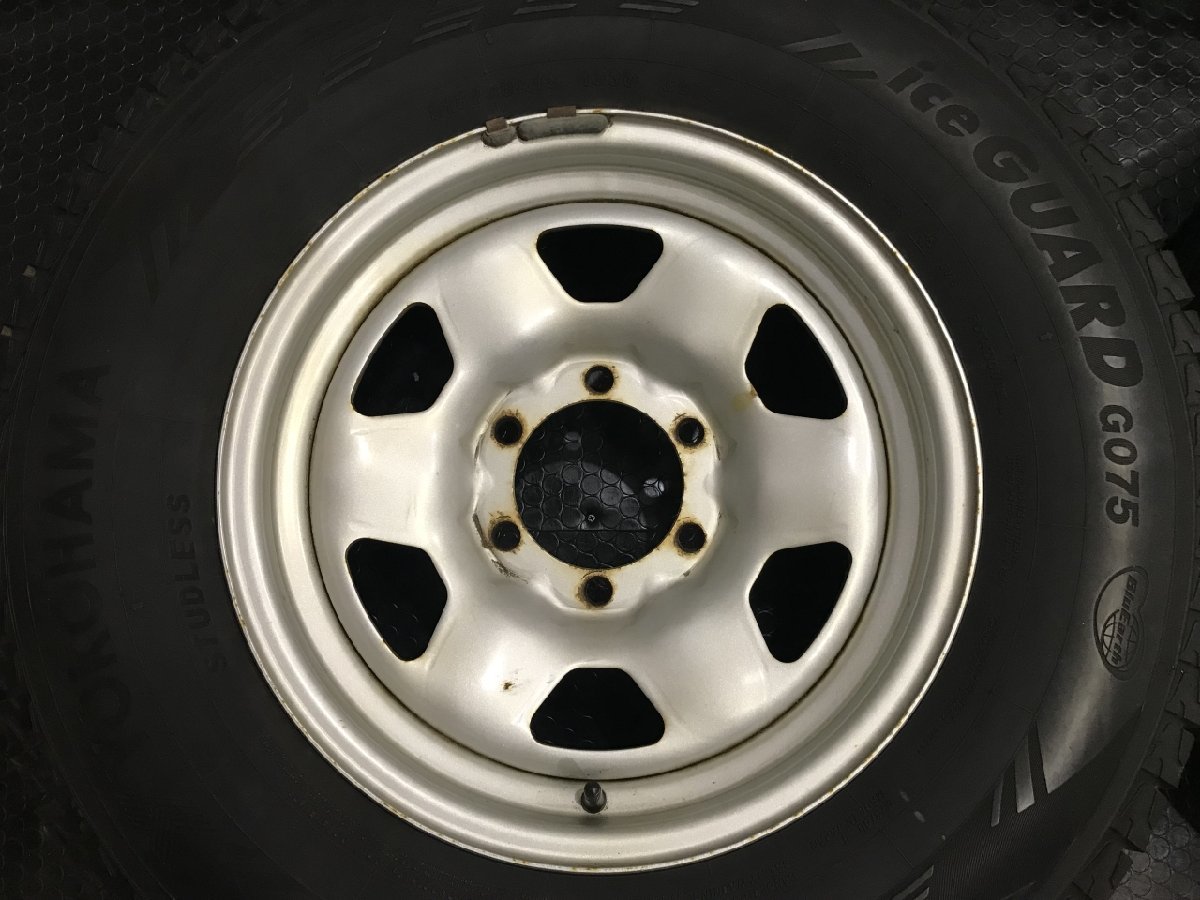 YOKOHAMA G075 215/80R16】スタッドレス【トヨタ ランクル70/78
