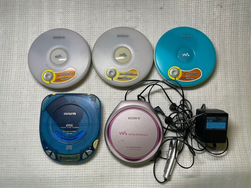 Sony Aiwa ポータブルcd プレーヤー SONY - ポータブルCDプレイヤー