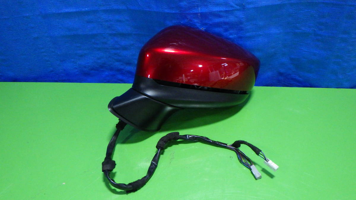 51012-8 CX-5 KF2P KF系 左 ドアミラー 赤 9P 4P ジャンク品 水没車