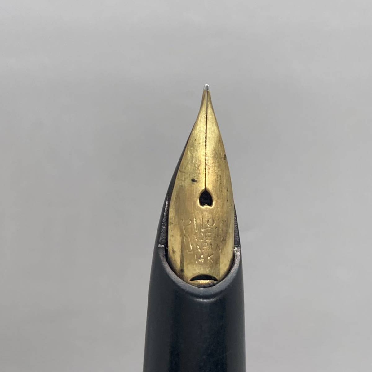 PE740□PILOT パイロット 万年筆 SUPER スーパー ペン先 14K ブラック 