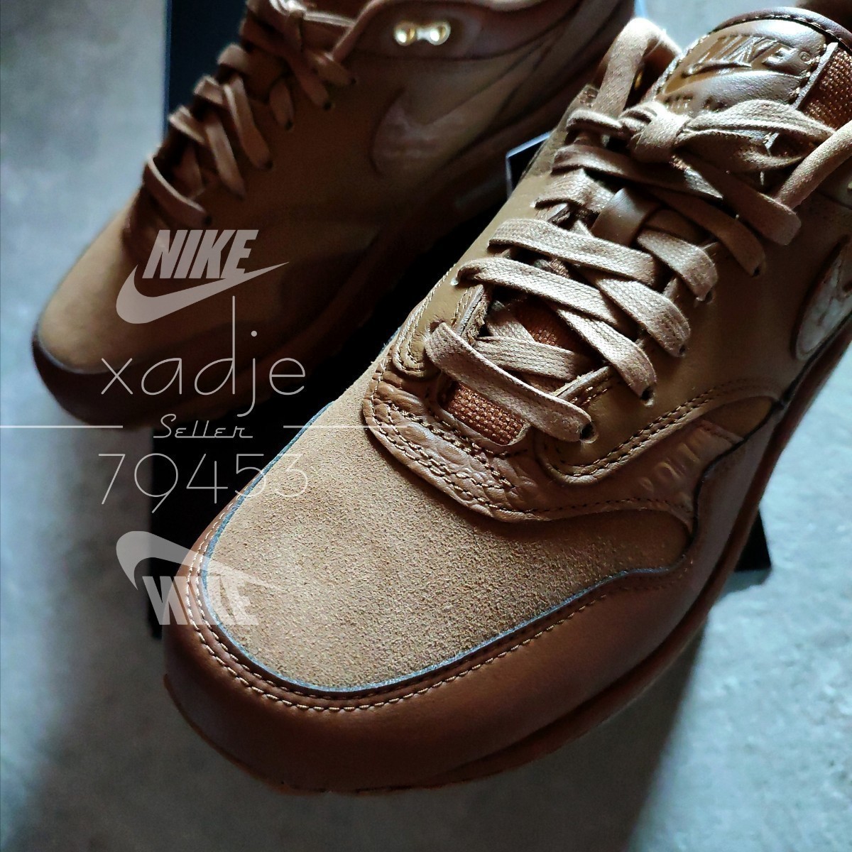 新品 正規品 NIKE ナイキ AIR MAX 1 エアマックス1 87 MAX1 茶 