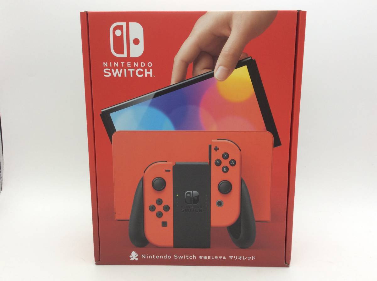 5851 新品未開封 Nintendo Switch 有機ELモデル マリオレッド 