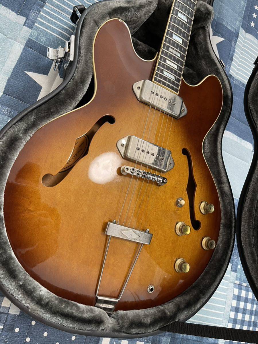 1987年 epiphone casino 寺田楽器初年度 純正ハードケース付 Epiphone