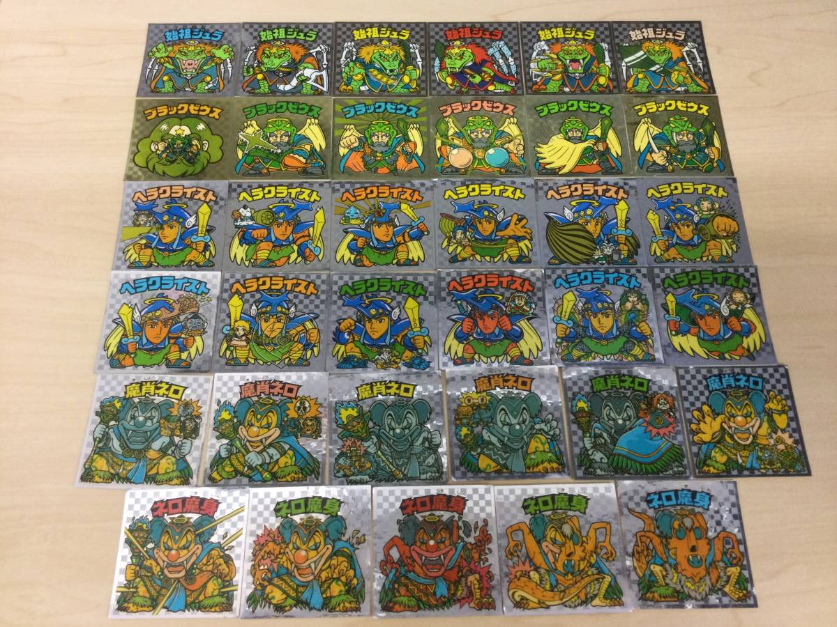 旧ビックリマン アイス ヘッド まとめ ダブりなし 30枚 ヘッド 旧 