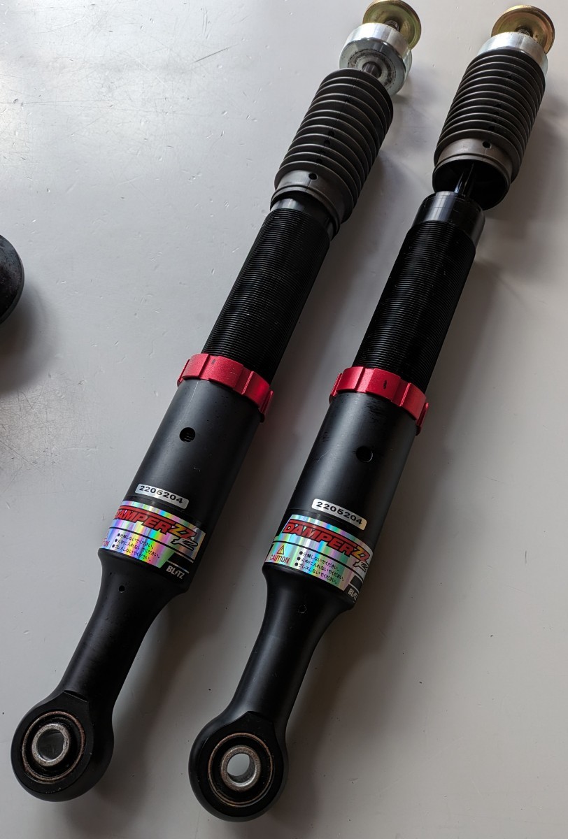 コペン用　車高調　フロントリヤ一式セット　LA400K 2014/06-　BLITZ DAMPER ZZ-R 92332