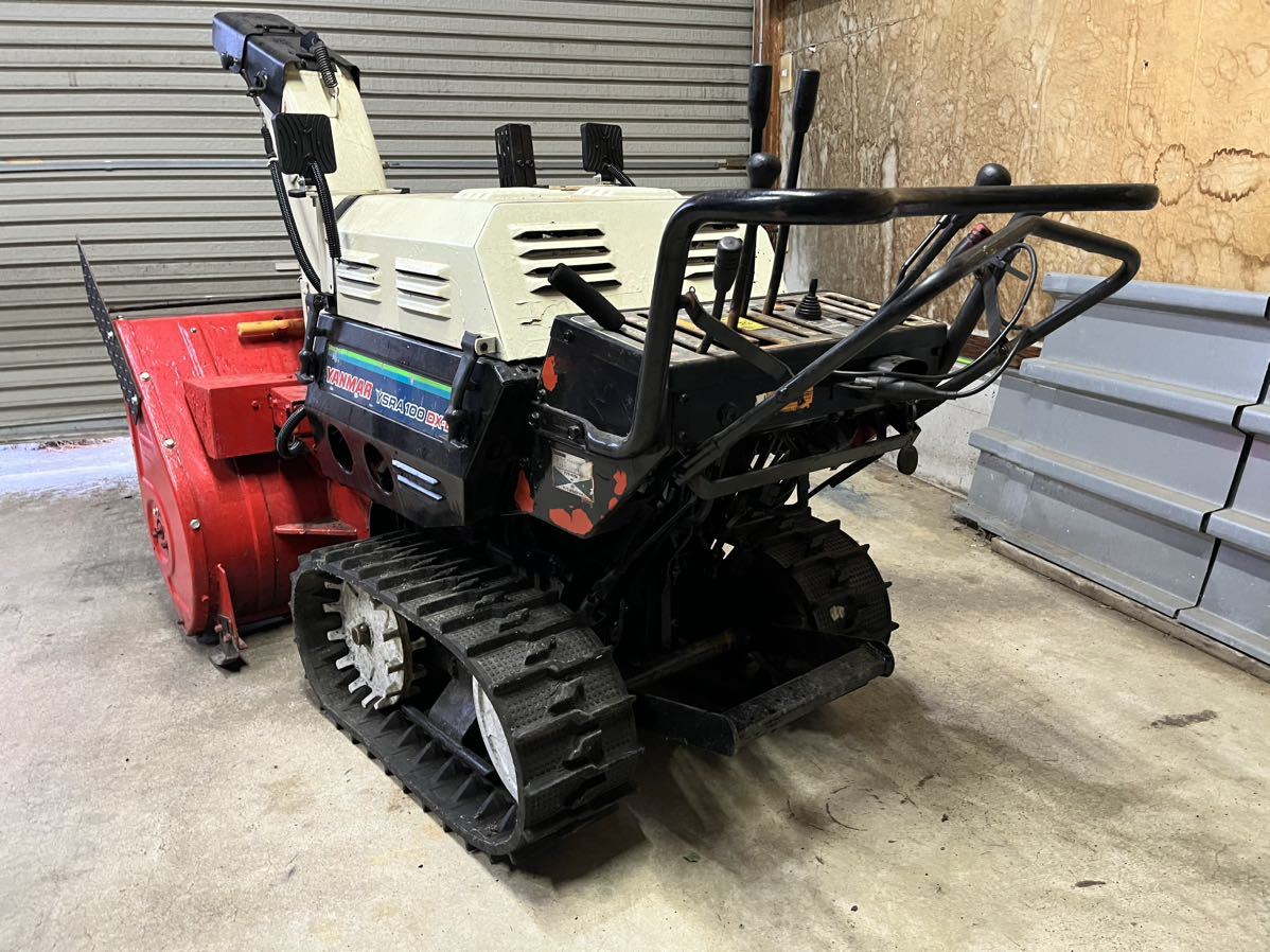 ヤンマー YANMAR 除雪機 YSRA100DX-E ディーゼル 10馬力 旭川発 最落 