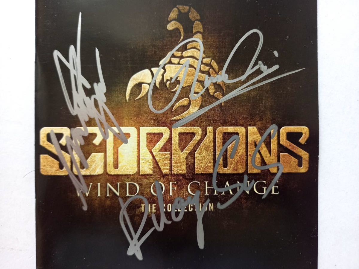 スコーピオンズ/SCORPIONS 直筆サイン入りCD