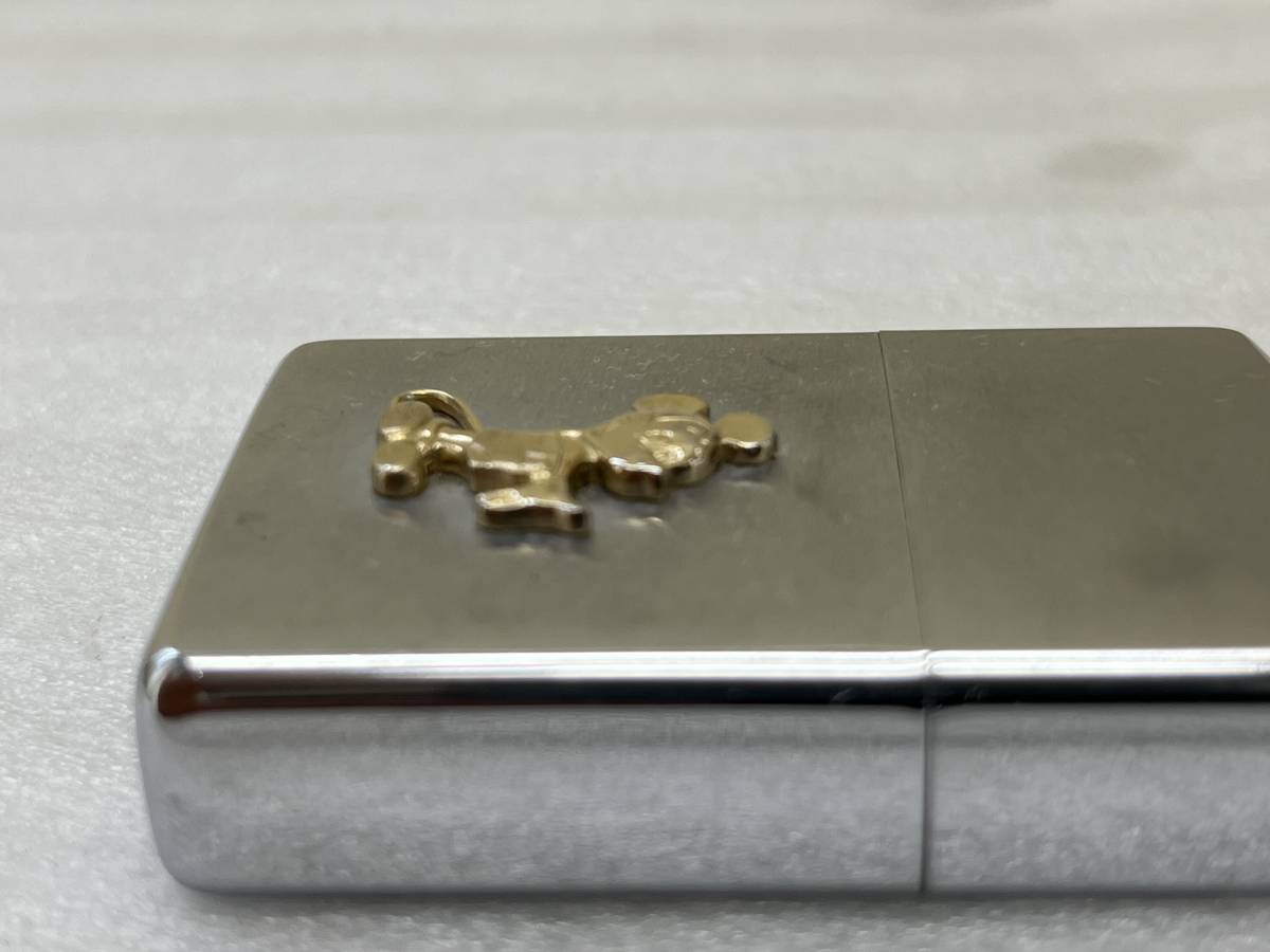 ☆Zippoオイルライター ミッキーマウス ウォルトディズニー ゴールド 