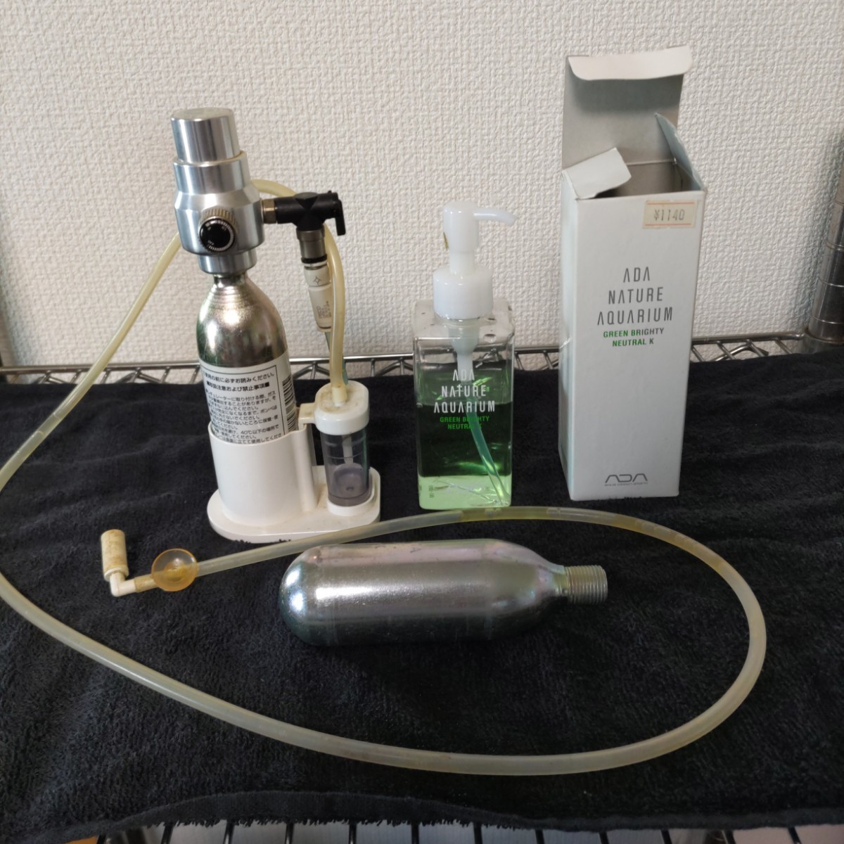 クリスタルアクア 発酵式CO2添加装置の作り方－水草水槽のCO2ボンベ代