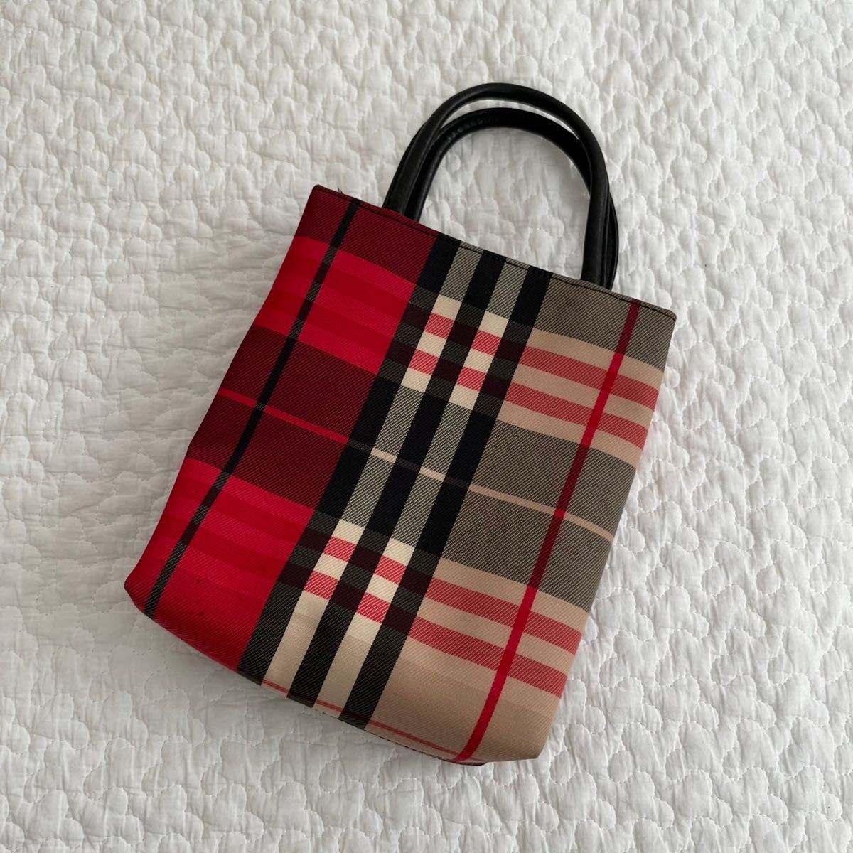 バーバリー ノバチェック ミニトートバッグ BURBERRY ミニトートバッグ 