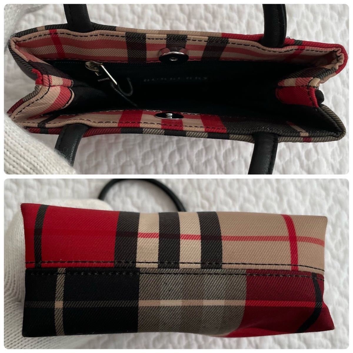 バーバリー ノバチェック ミニトートバッグ BURBERRY ミニトートバッグ 