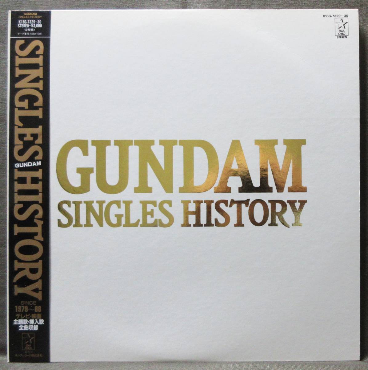 GUNDAM SINGLES ガンダムLPレコード 機動戦士ガンダム HISTORY2枚組