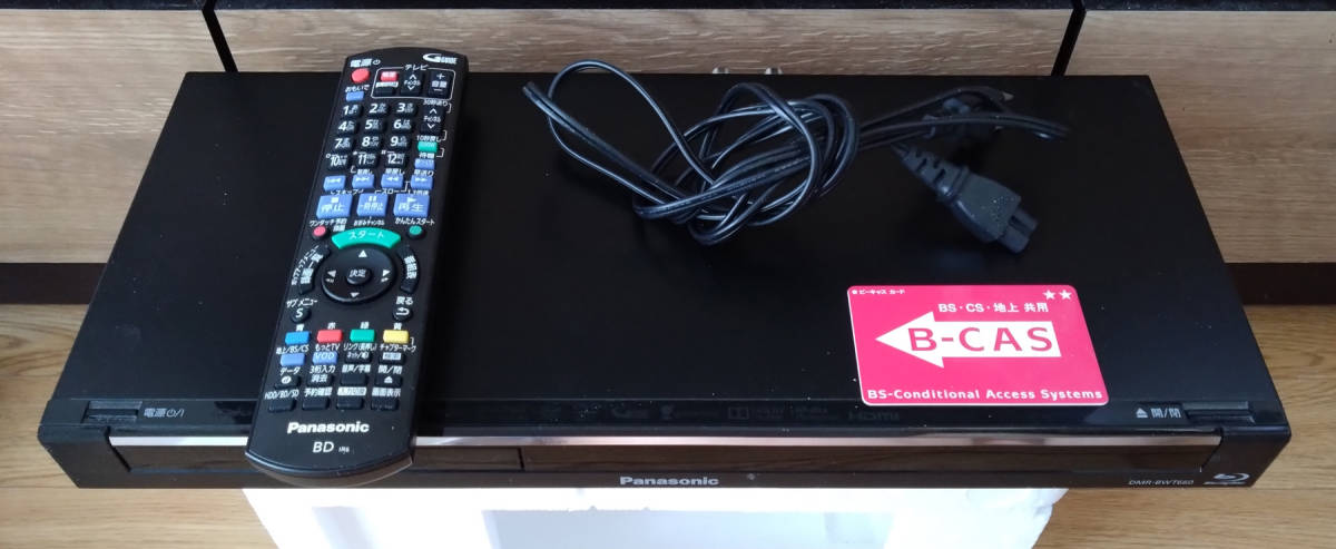 ☆動作良好☆Panasonic Blu-ray DIGA 2番組同時録画/DMR-BWT660/ 1TB HDD