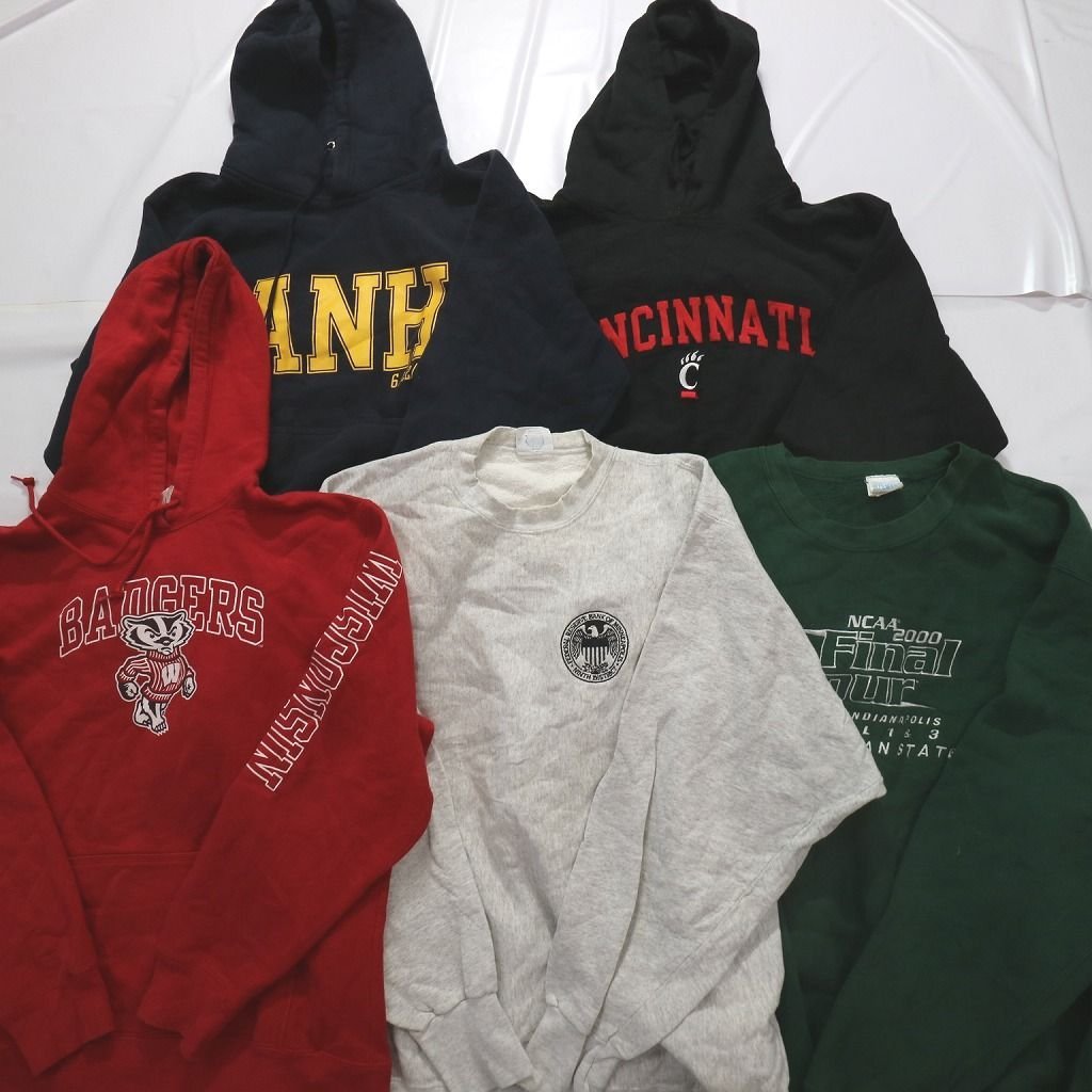 ★ 訳あり 14枚 リバースウィーブタイプスウェット セット カラー系 含む ( メンズ ) まとめ売り 古着卸 1円スタート W2566