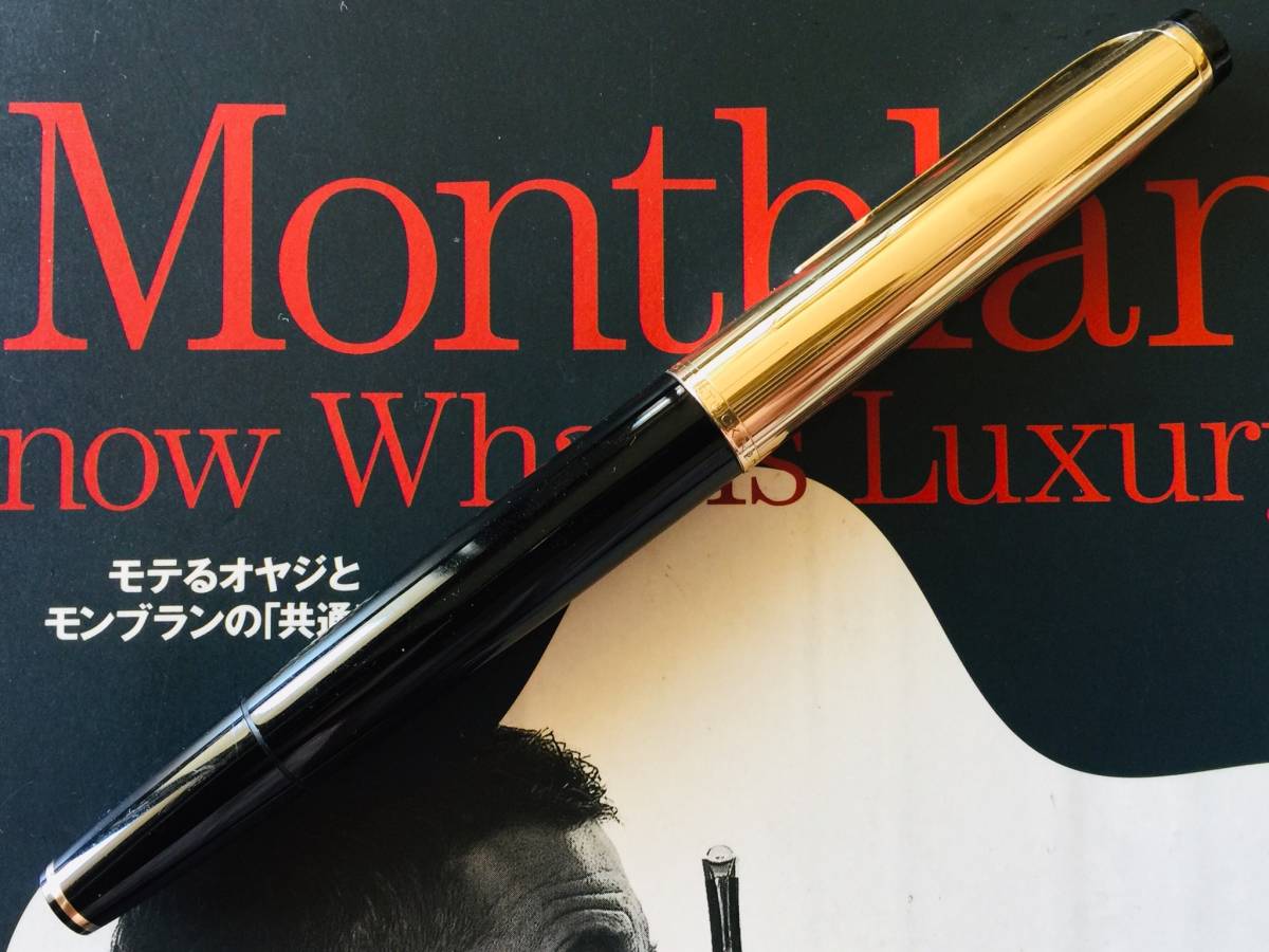 貴重美品！No.74！60年代 二桁モンブラン ビンテージ万年筆 18C F