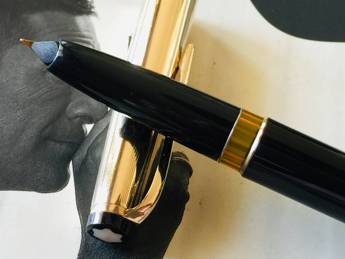 貴重美品！No.74！60年代 二桁モンブラン ビンテージ万年筆 18C F