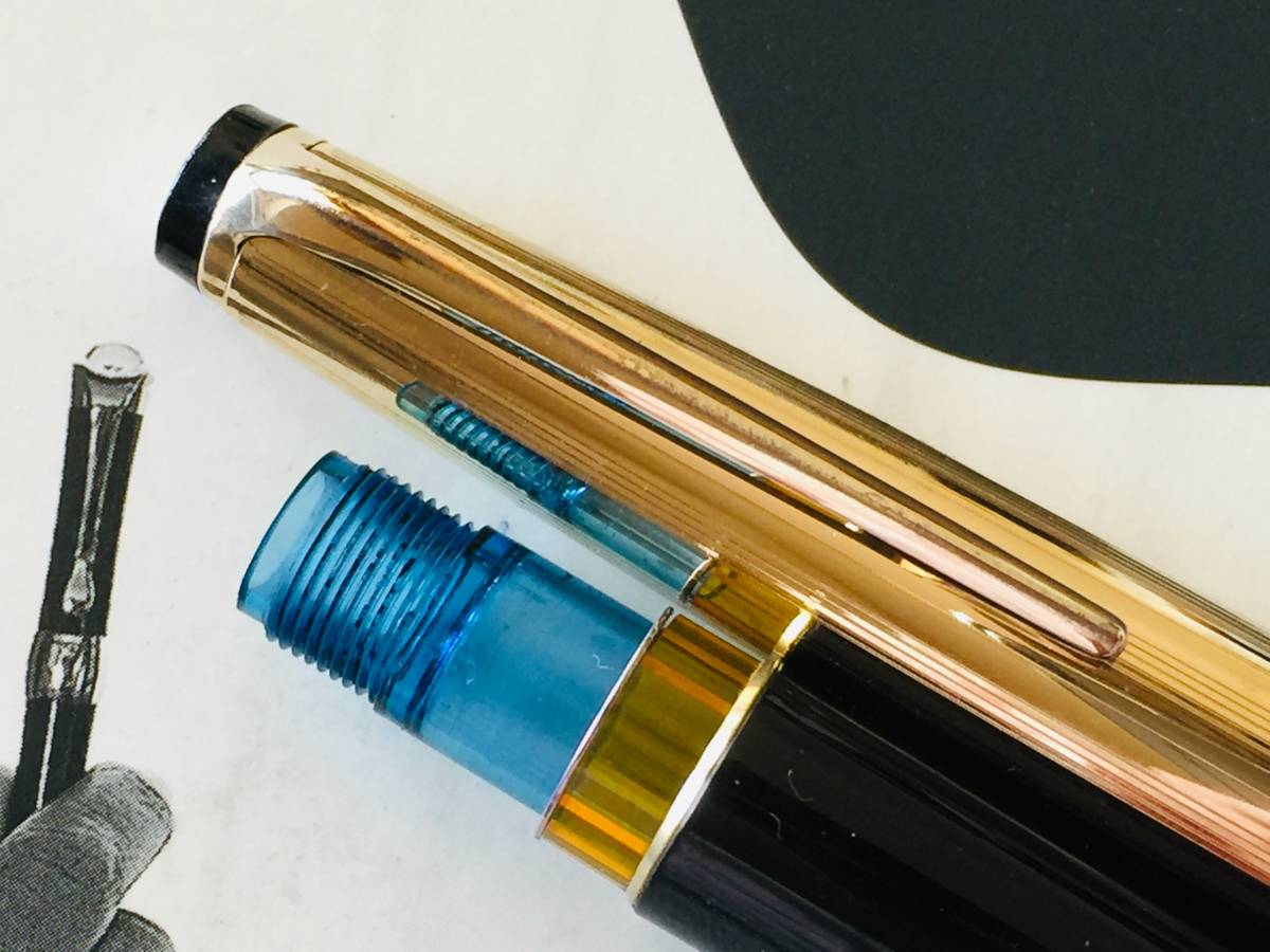貴重美品！No.74！60年代 二桁モンブラン ビンテージ万年筆 18C F