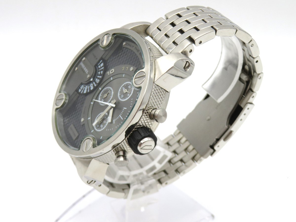 Diesel SBA Dual Time Chronograph Grey Dial Men