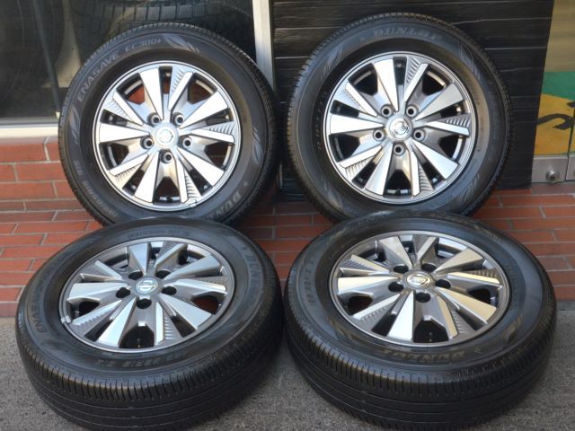 人気SALE，爆買い 15インチ ニッサン C27 セレナ 純正 15X5.5J PCD 114.3 5穴 +45 ダンロップ エナセーブ EC300+ 195/65R15 タイヤ付き シルフィーにも(ラジアルタイヤ)｜売買されたオークション情報、yahooの商品情報をアー 5穴