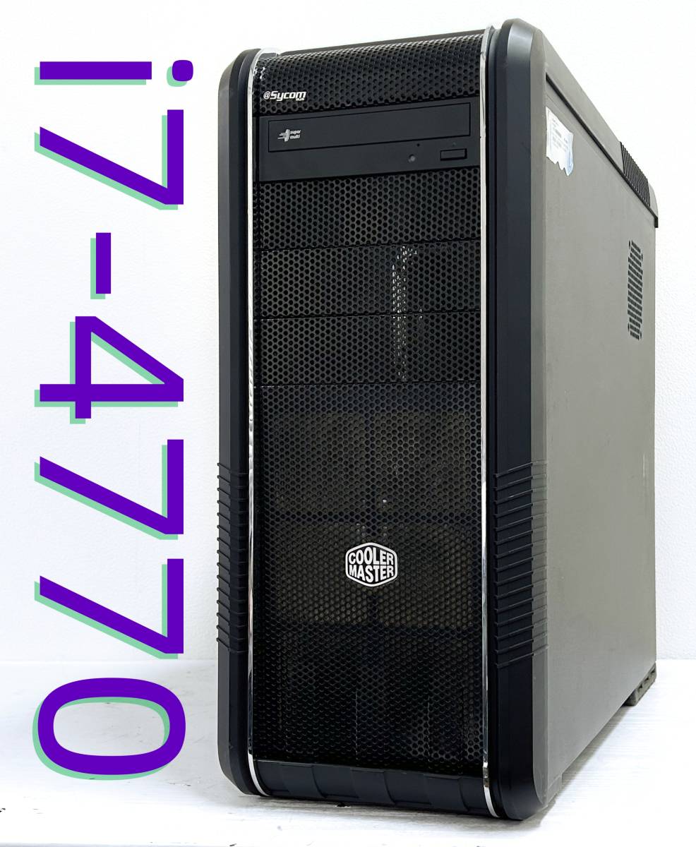 中古 中古美品・Core i7-4770・メモリ16GB・SSD256GB+HDD1TB・HDMI