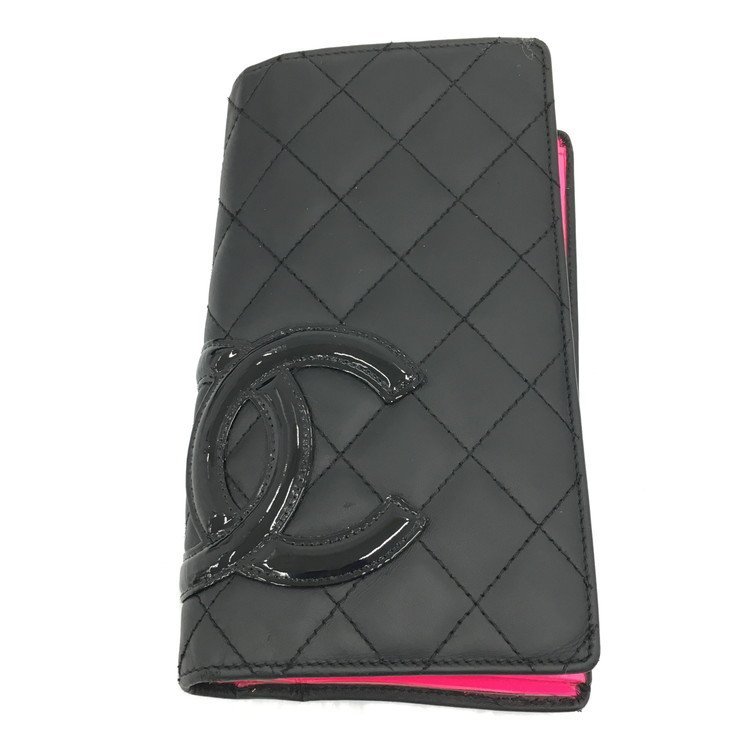 CHANEL シャネル カンボンライン 長財布 10025021 箱/ギャランティ