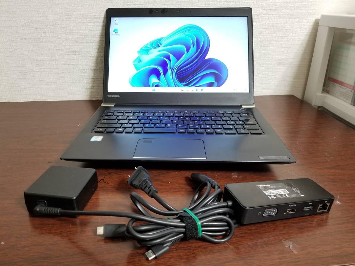 X64 東芝 dynabook U63J Core i5 第８世代 (8350U)◆8GB◆超高速 M.2 SSD256GB◆13.3インチFull HD(1920*1080)◆Win11 PC Office 2021