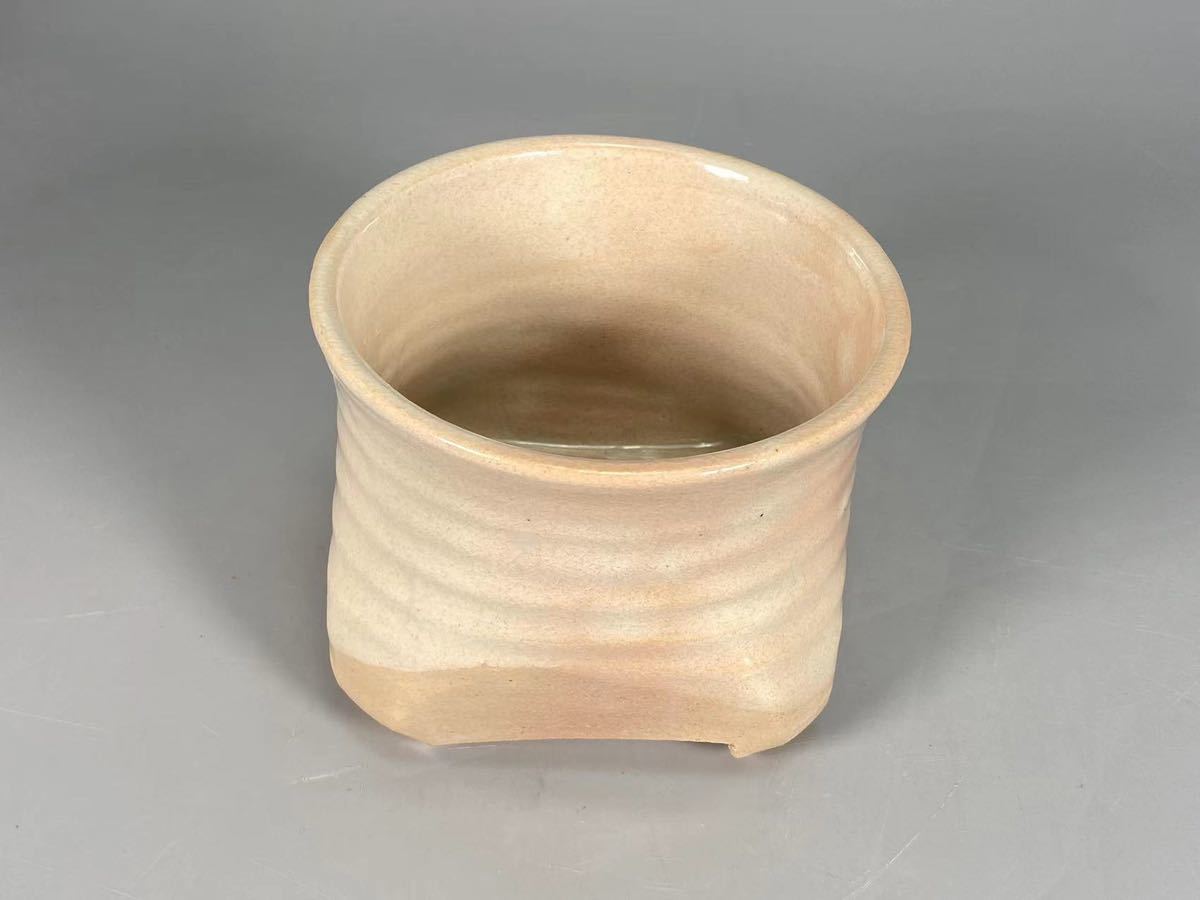 朝日焼 建水 茶摘籠形 七十四代 朝日豊斎 茶道具