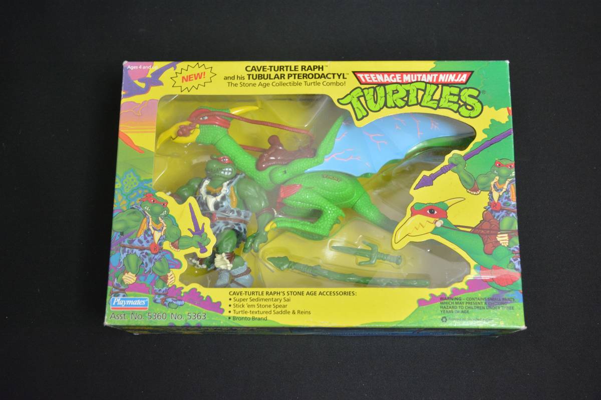 TMNT TURTLES ニンジャ タートルズ ケイブ ラファエロ 未開封