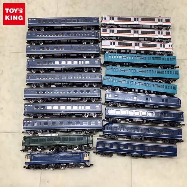 1円〜 訳あり ジャンク TOMIX等 Nゲージ EF65 1100 ナハネ20 81 ナハフ