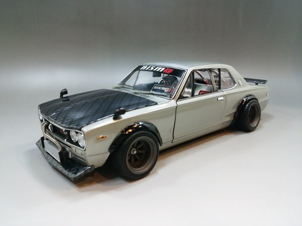 1/18 スカイライン 2000GT-R ハコスカ カスタム京商 ○京商 1/18 日産 スカイライン 2000 GT-R KPGC10 ハコスカ カスタム品