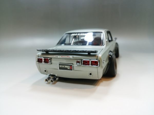 ○京商 1/18 日産 スカイライン 2000 GT-R KPGC10 ハコスカ カスタム品
